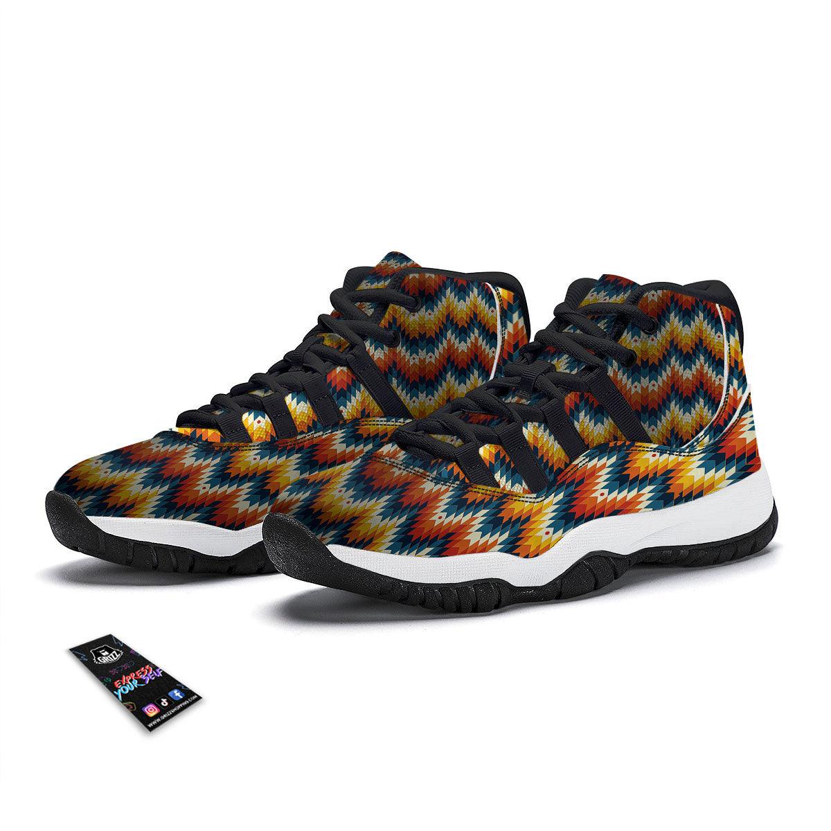 Balloon And Cute Panda Print Pattern Black Bball Shoes-grizzshop