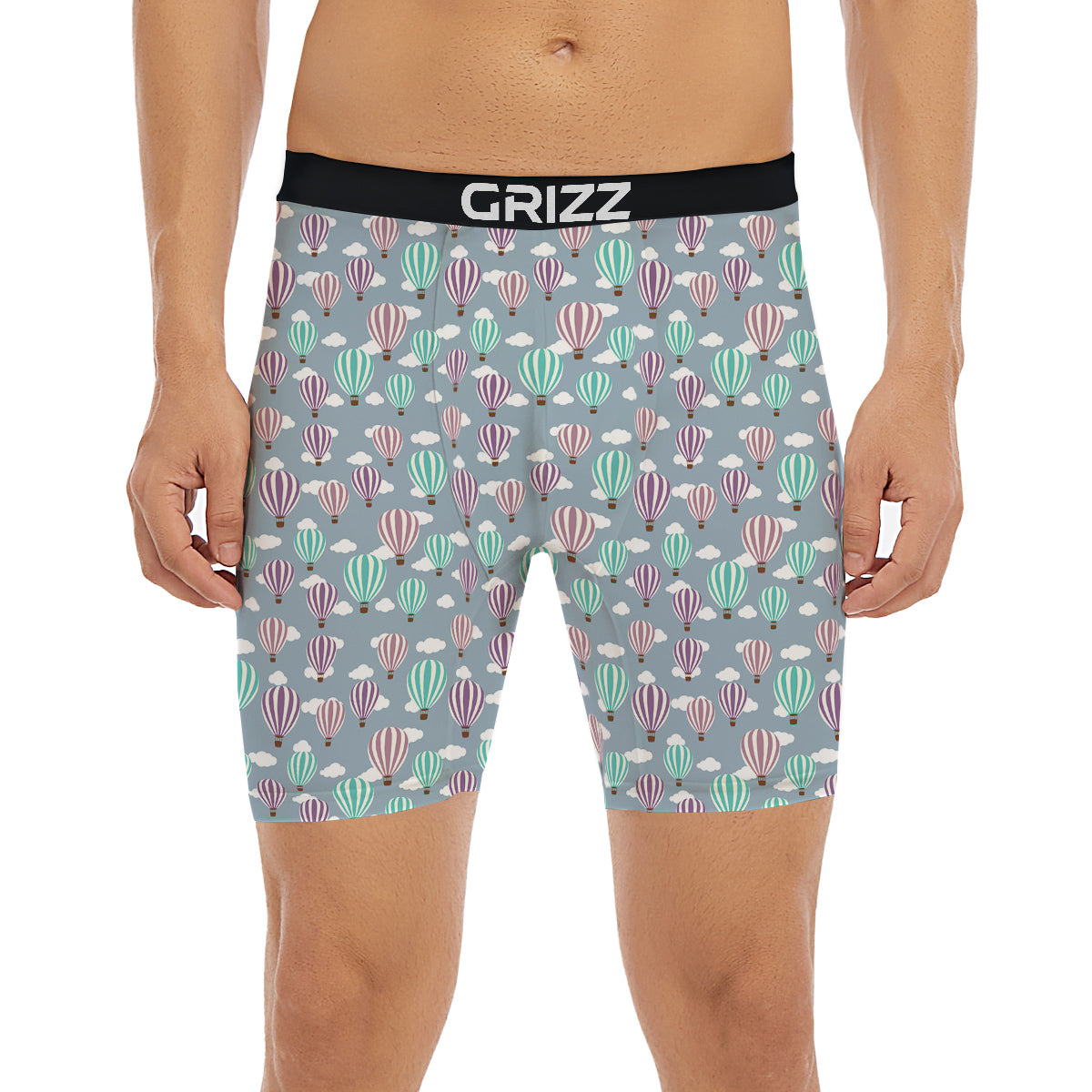 Balloon Cartoon Print Pattern Boxer Briefs-grizzshop