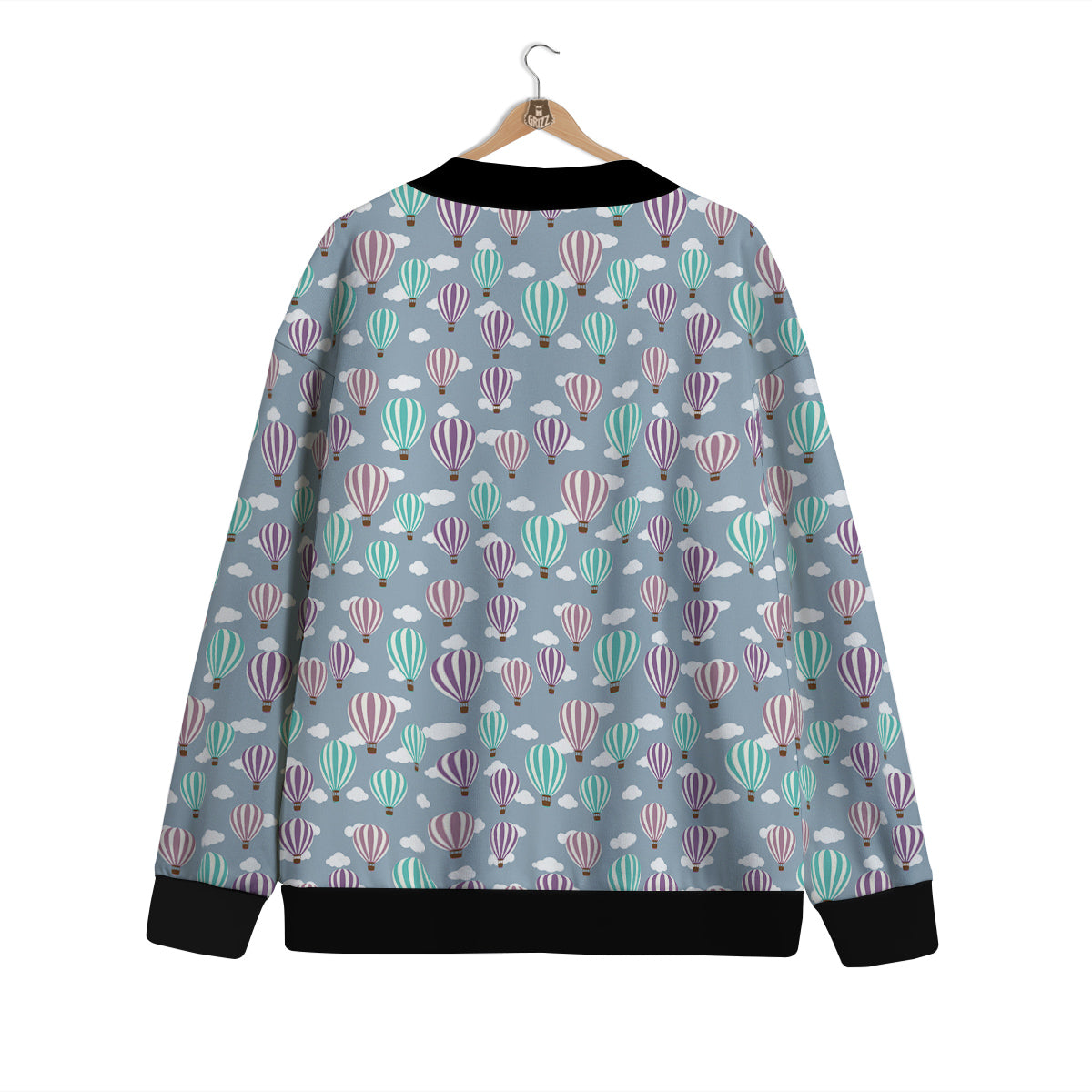 Balloon Cartoon Print Pattern Cardigan-grizzshop
