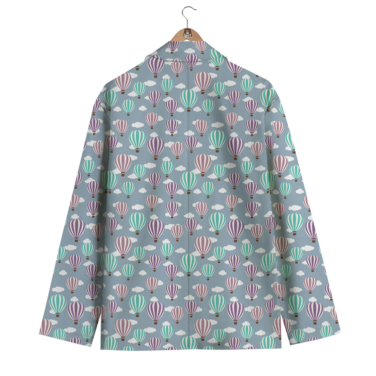 Balloon Cartoon Print Pattern Men's Blazer-grizzshop