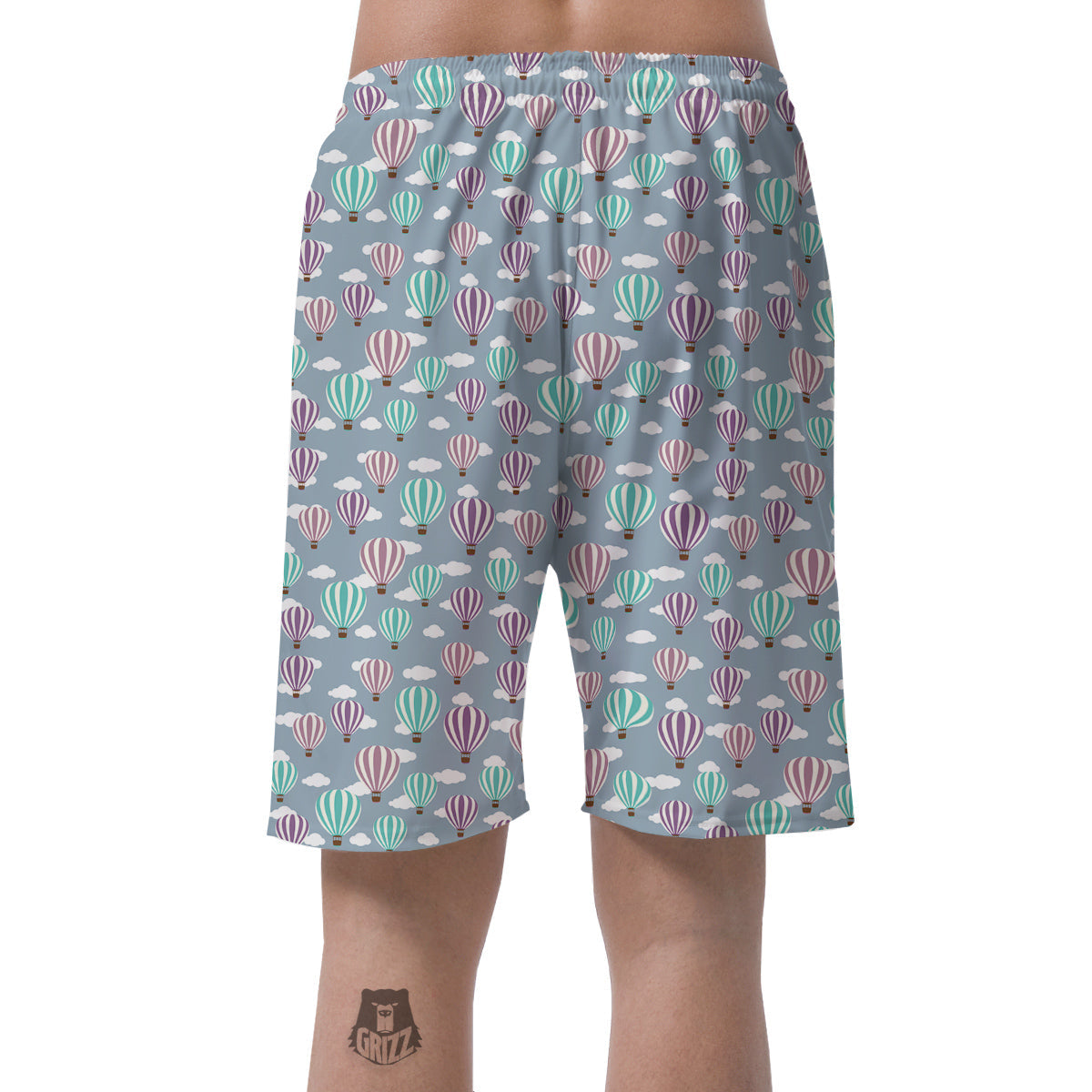Balloon Cartoon Print Pattern Men's Shorts-grizzshop