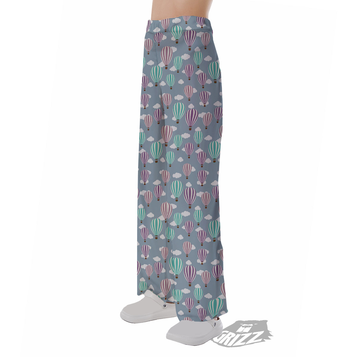 Balloon Cartoon Print Pattern Pajama Pants-grizzshop
