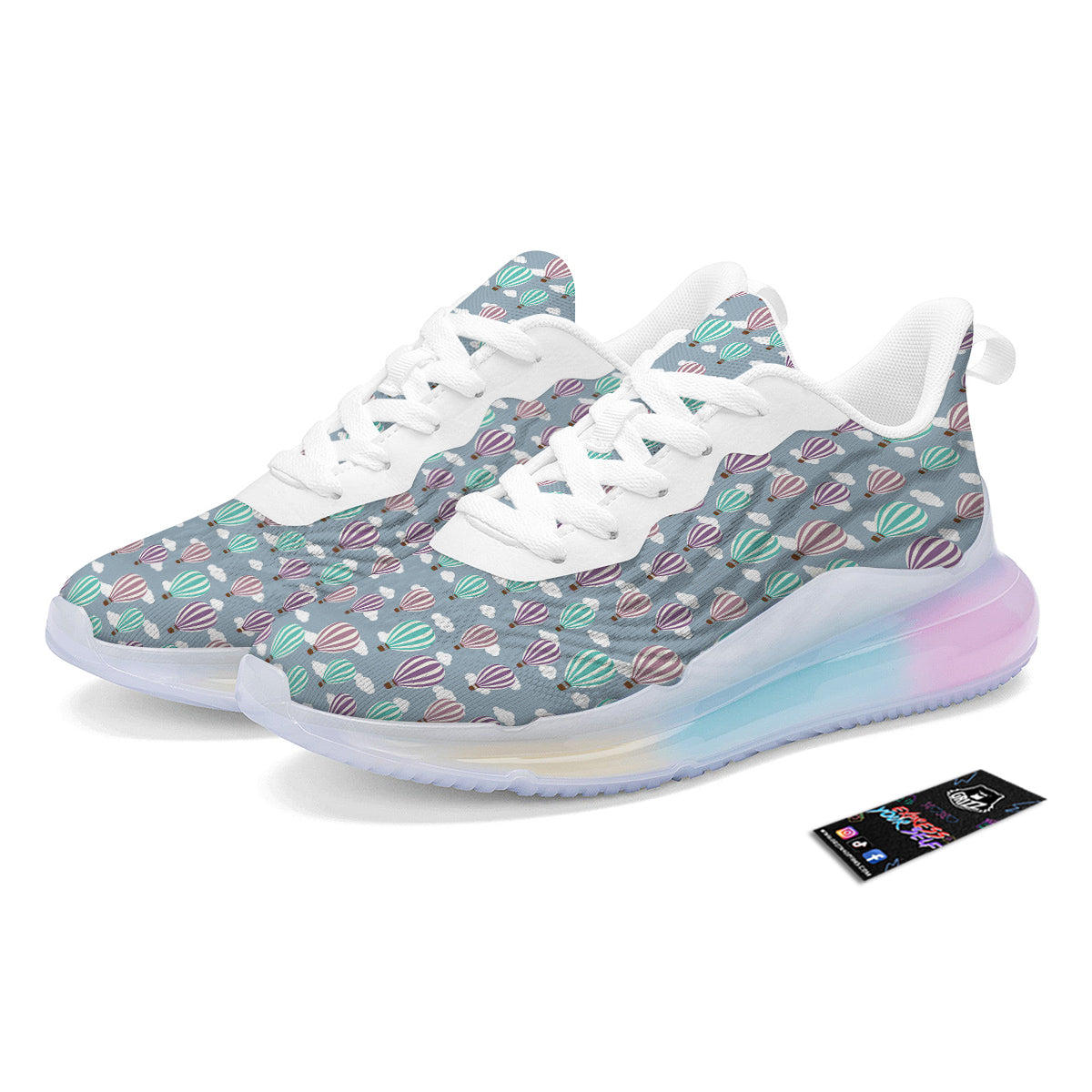 Balloon Cartoon Print Pattern Running Sneakers-grizzshop