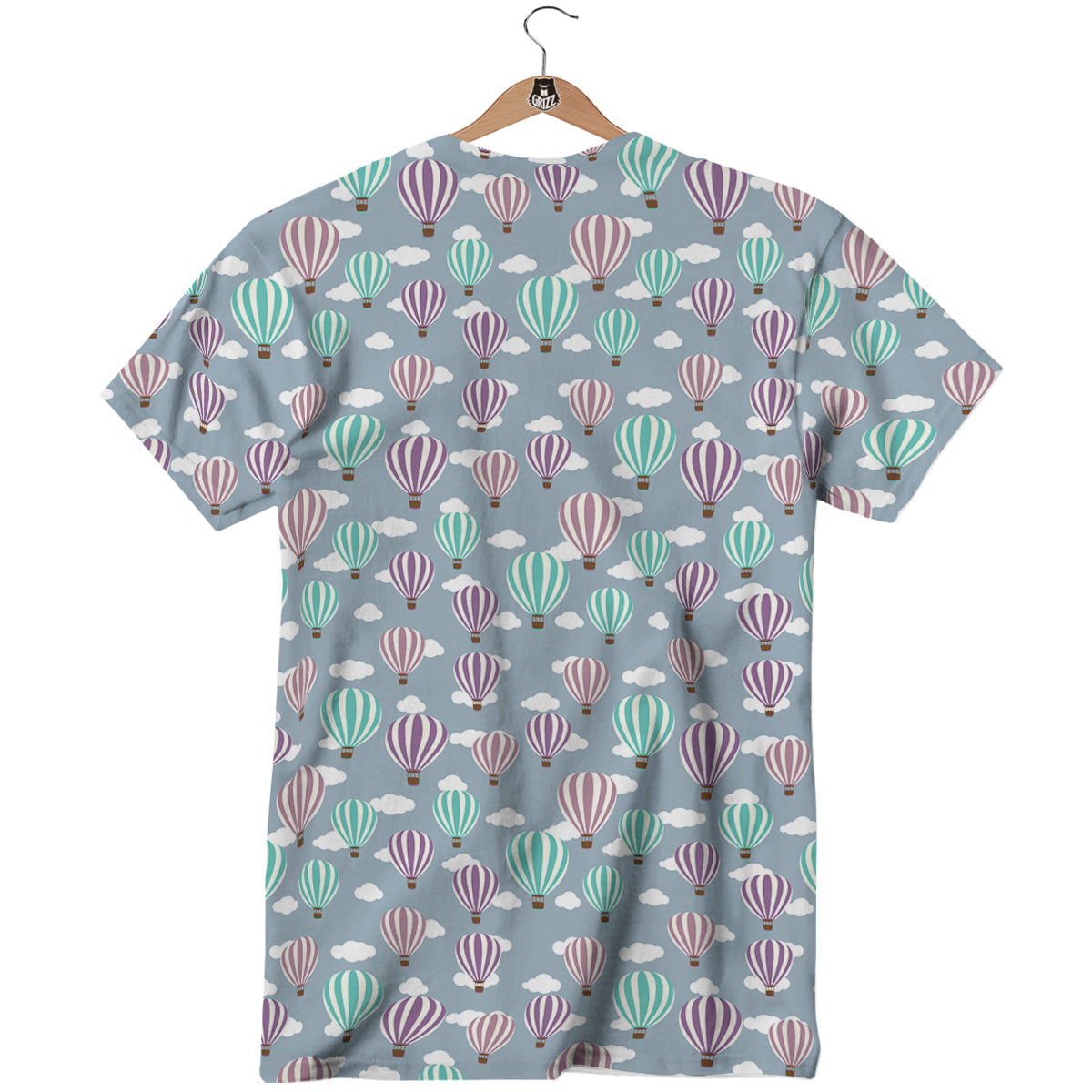 Balloon Cartoon Print Pattern T-Shirt-grizzshop