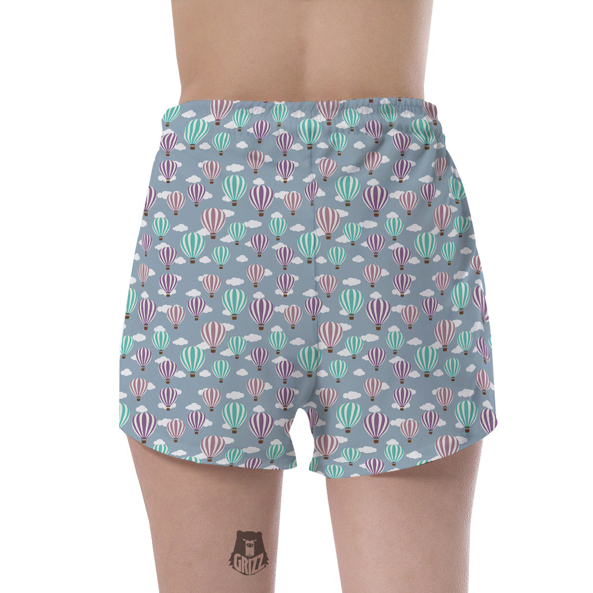 Balloon Cartoon Print Pattern Women's Shorts-grizzshop
