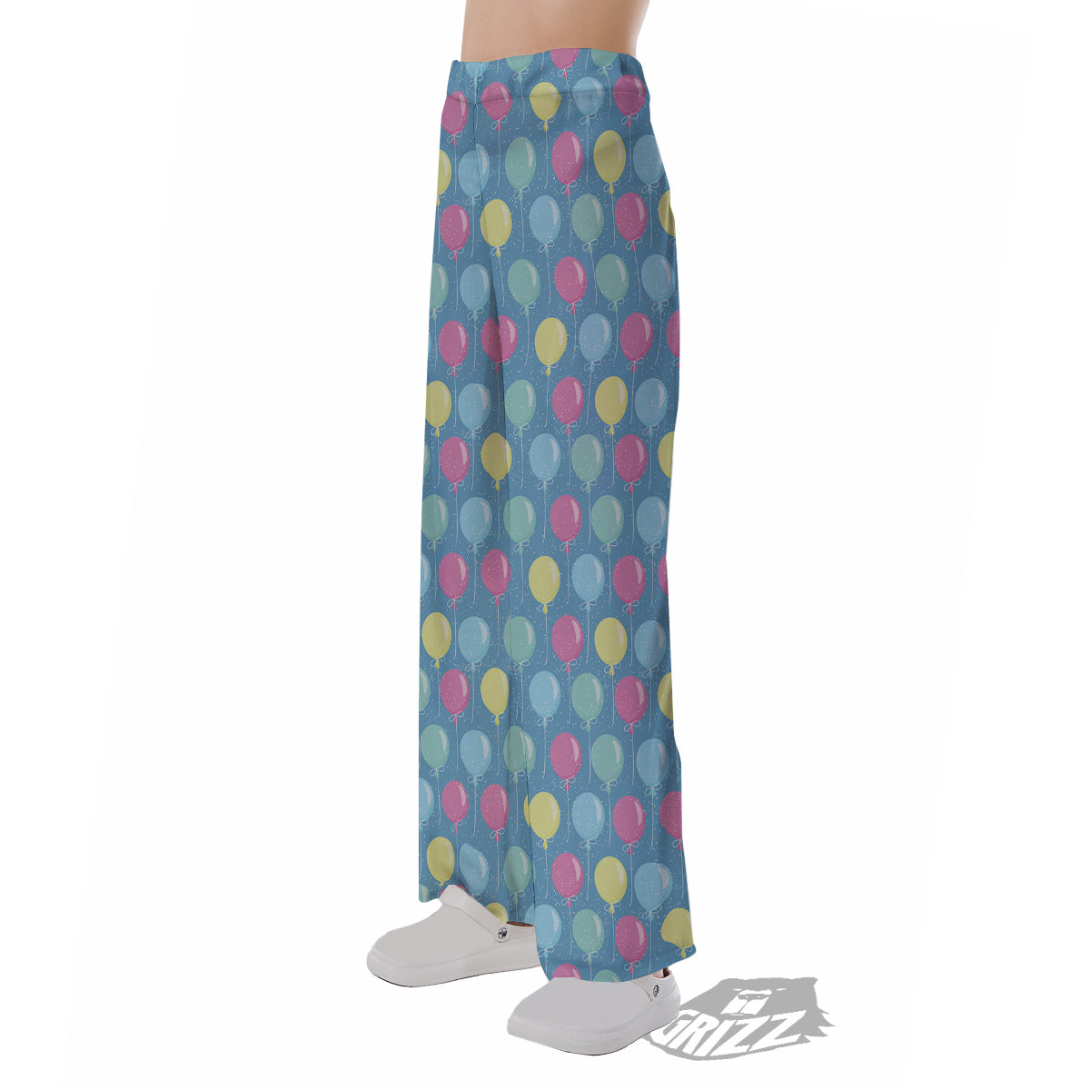 Balloon Colorful Print Pattern Pajama Pants-grizzshop