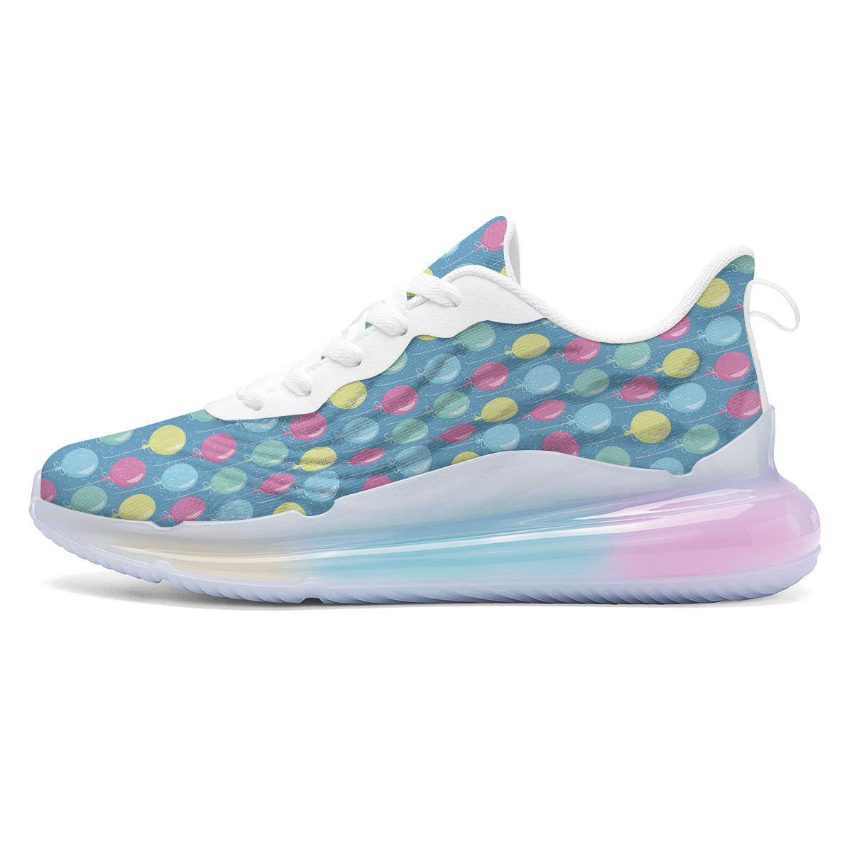 Balloon Colorful Print Pattern Running Sneakers-grizzshop