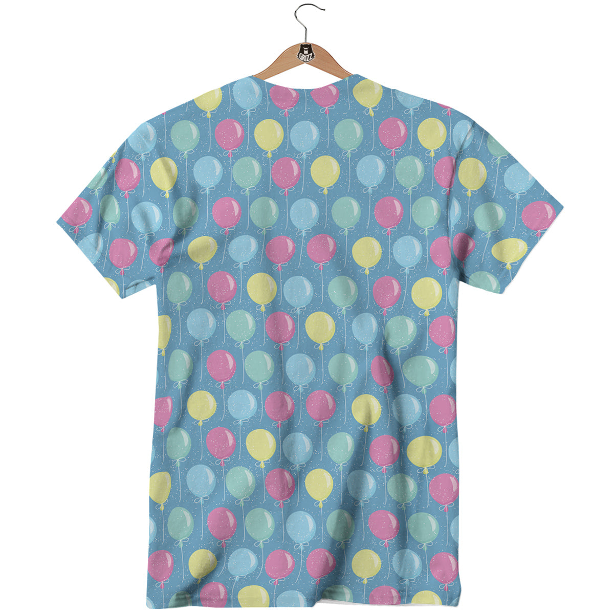 Balloon Colorful Print Pattern T-Shirt-grizzshop