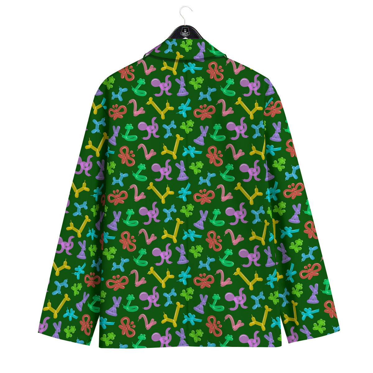 Balloon Modelling Print Pattern Men's Sport Coat-grizzshop
