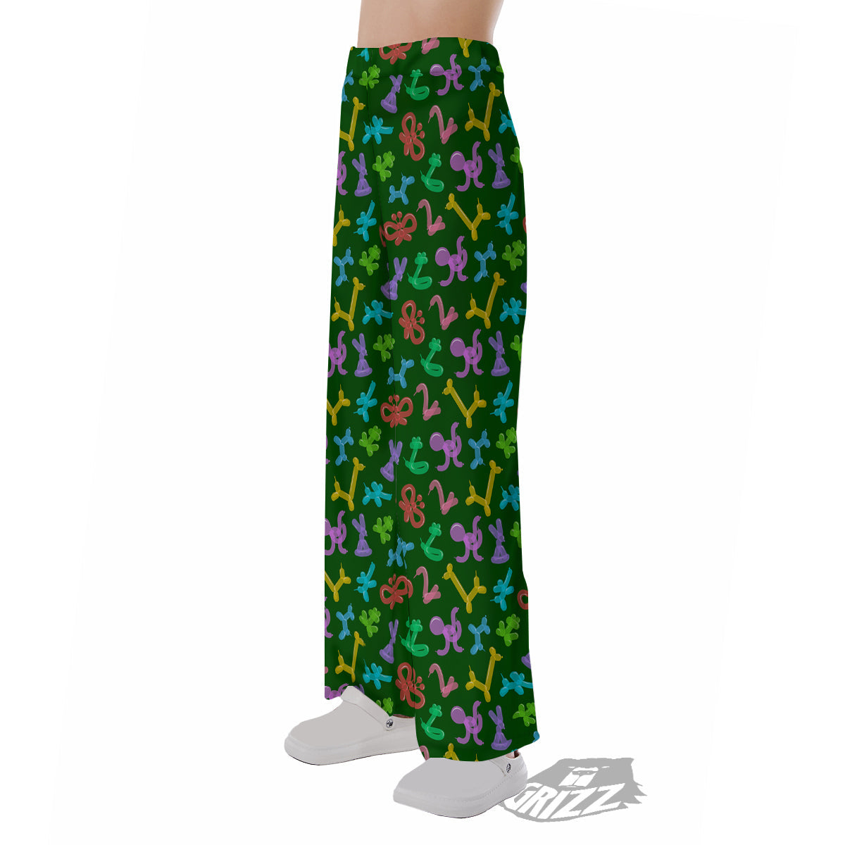 Balloon Modelling Print Pattern Pajama Pants-grizzshop