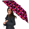 Balloon Red Heart Print Pattern Umbrella-grizzshop