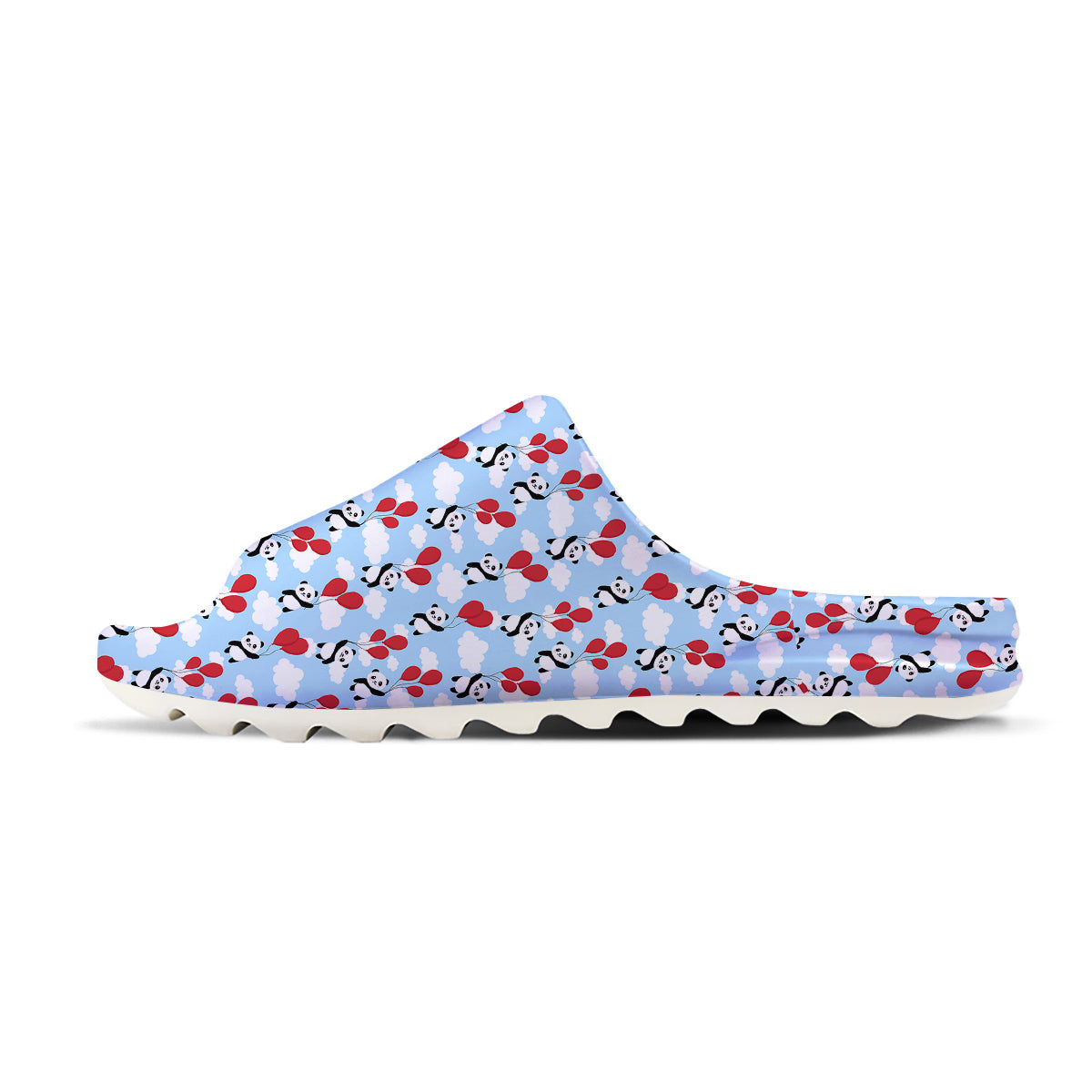 Balloon And Cute Panda Print Pattern Sandals-grizzshop