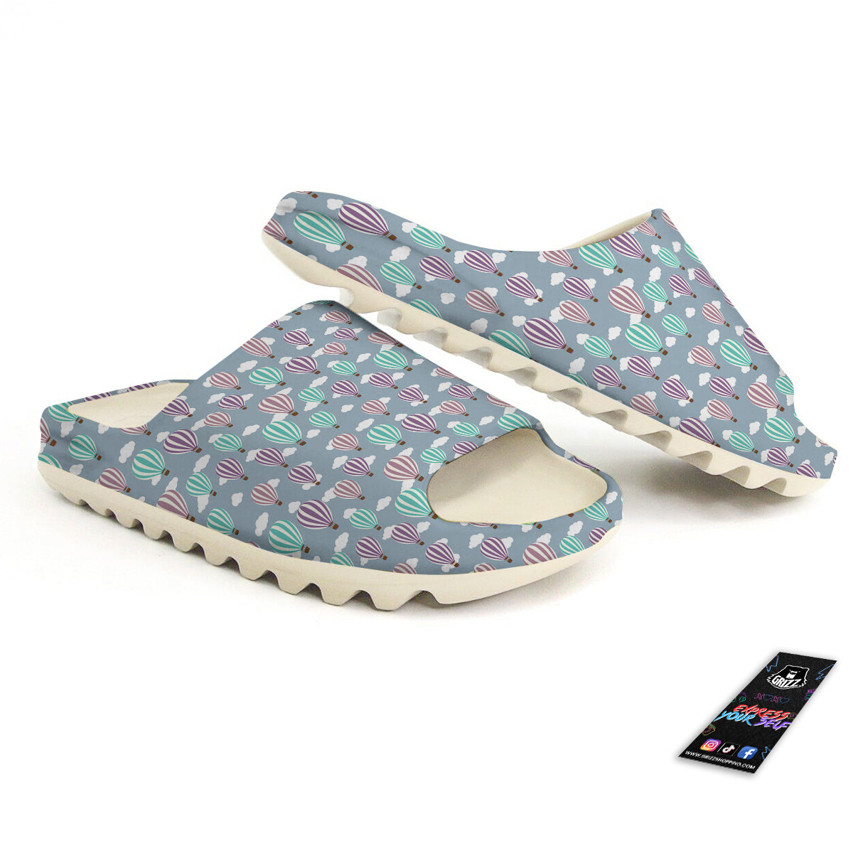 Balloon Cartoon Print Pattern Sandals-grizzshop