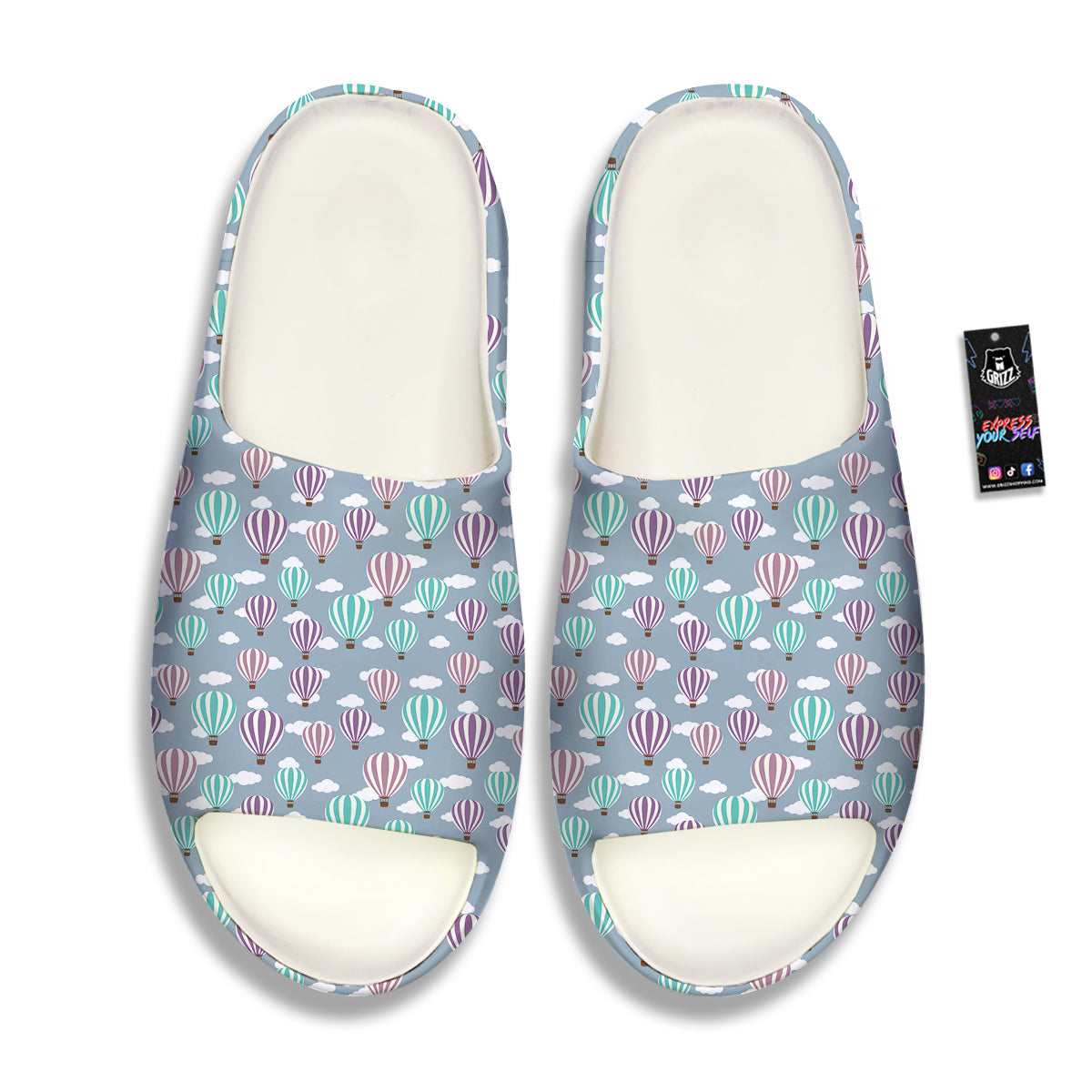 Balloon Cartoon Print Pattern Sandals-grizzshop