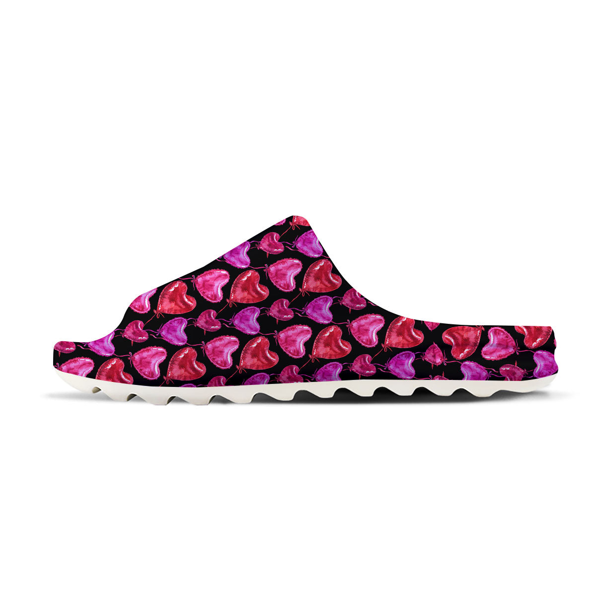 Balloon Red Heart Print Pattern Sandals-grizzshop