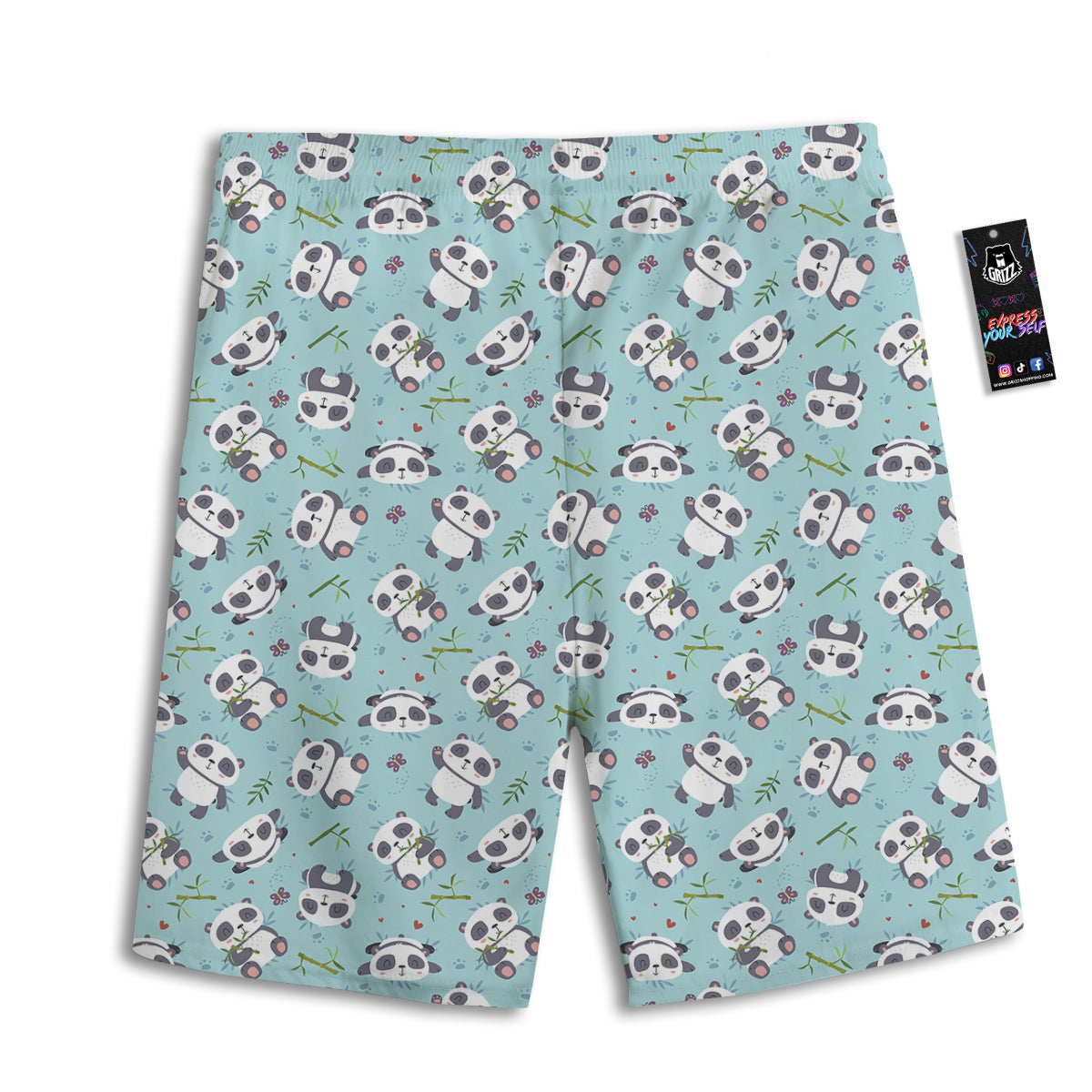 Banana And Papaya Print Pattern Men's Athletic Shorts
