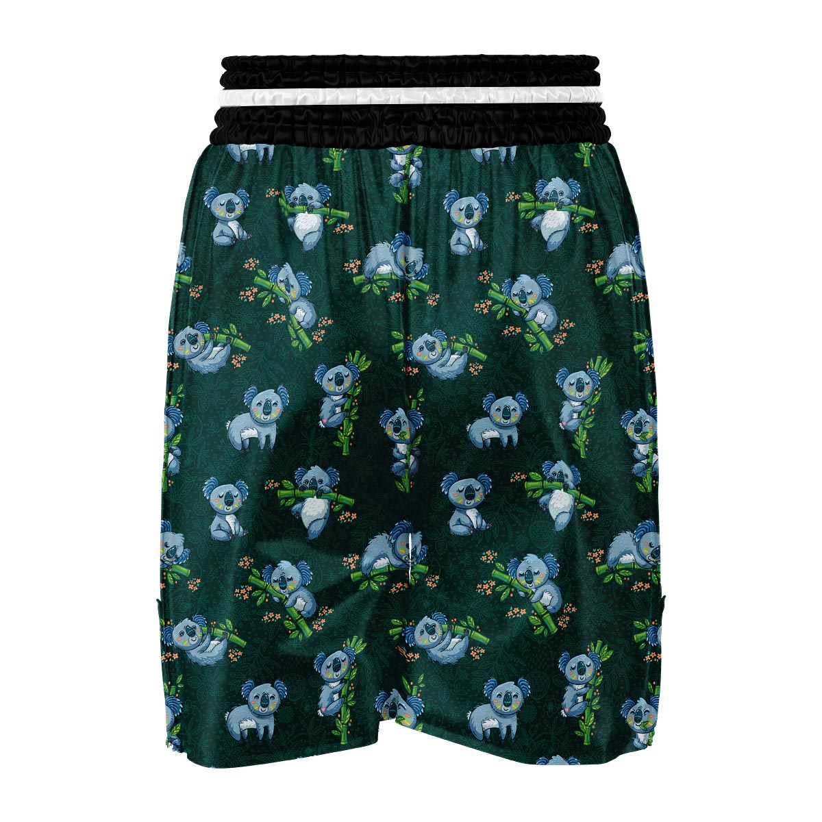 Bamboo Koala Pattern Print Boxing Shorts-grizzshop