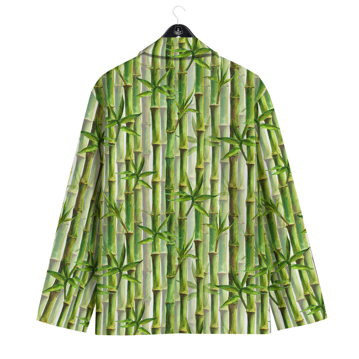 Bamboo Watercolor Print Pattern Men's Sport Coat-grizzshop
