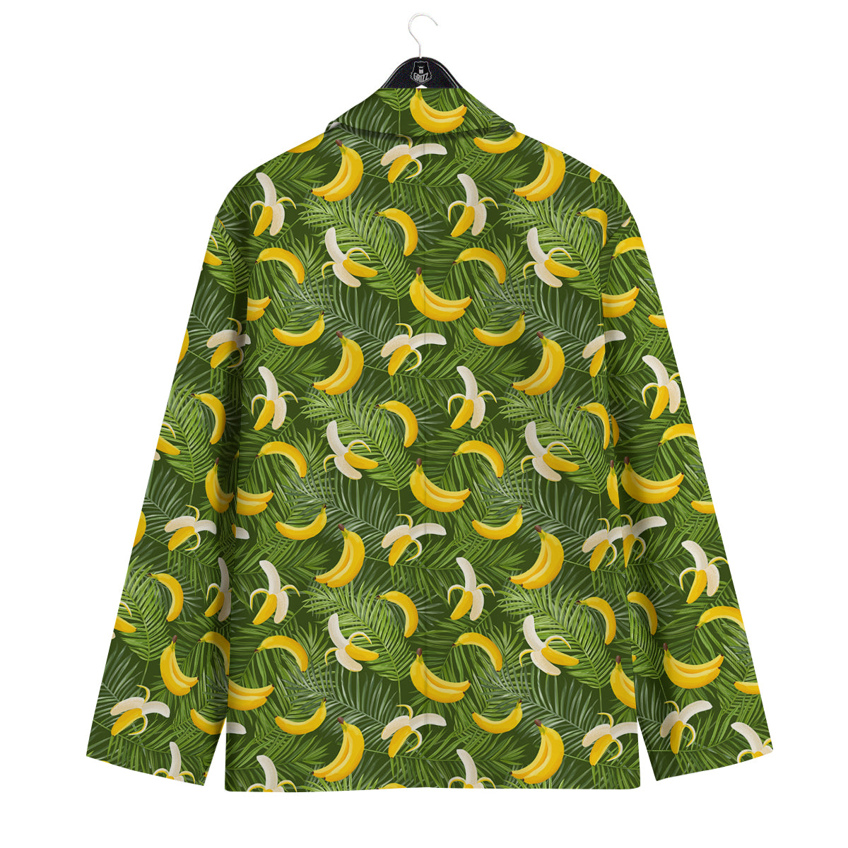 Banana Aloha Print Pattern Men's Sport Coat-grizzshop