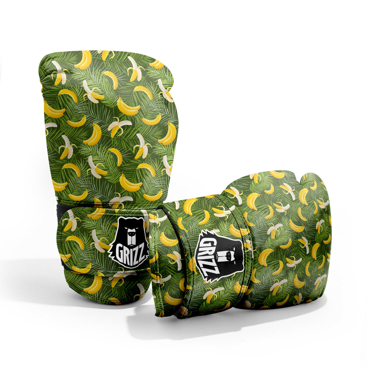 Banana Aloha Print Pattern Pro Boxing Glove