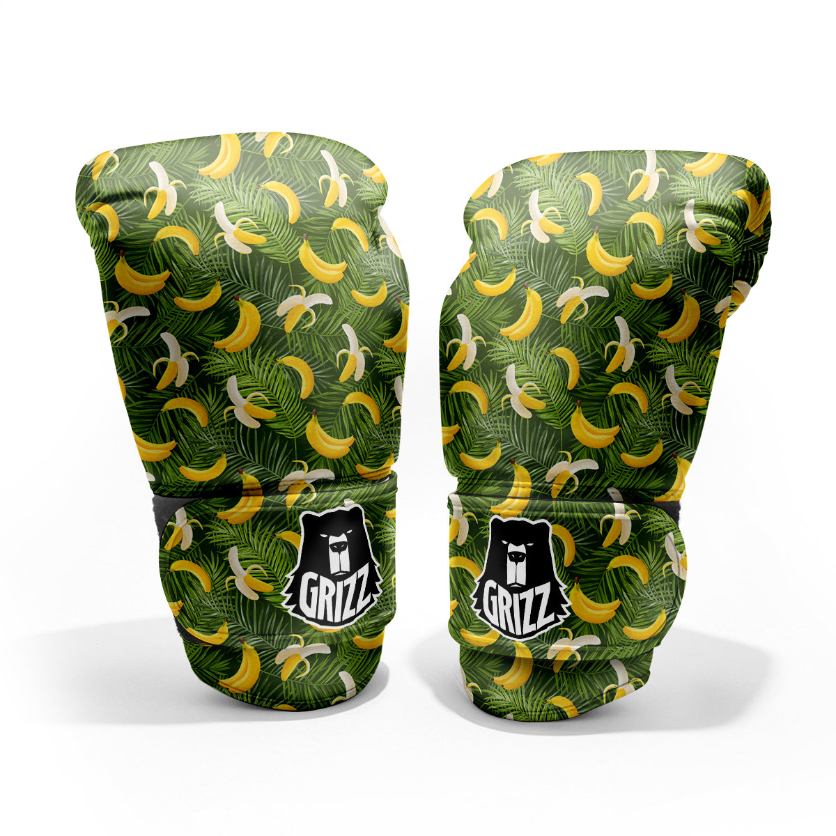 Banana Aloha Print Pattern Pro Boxing Glove