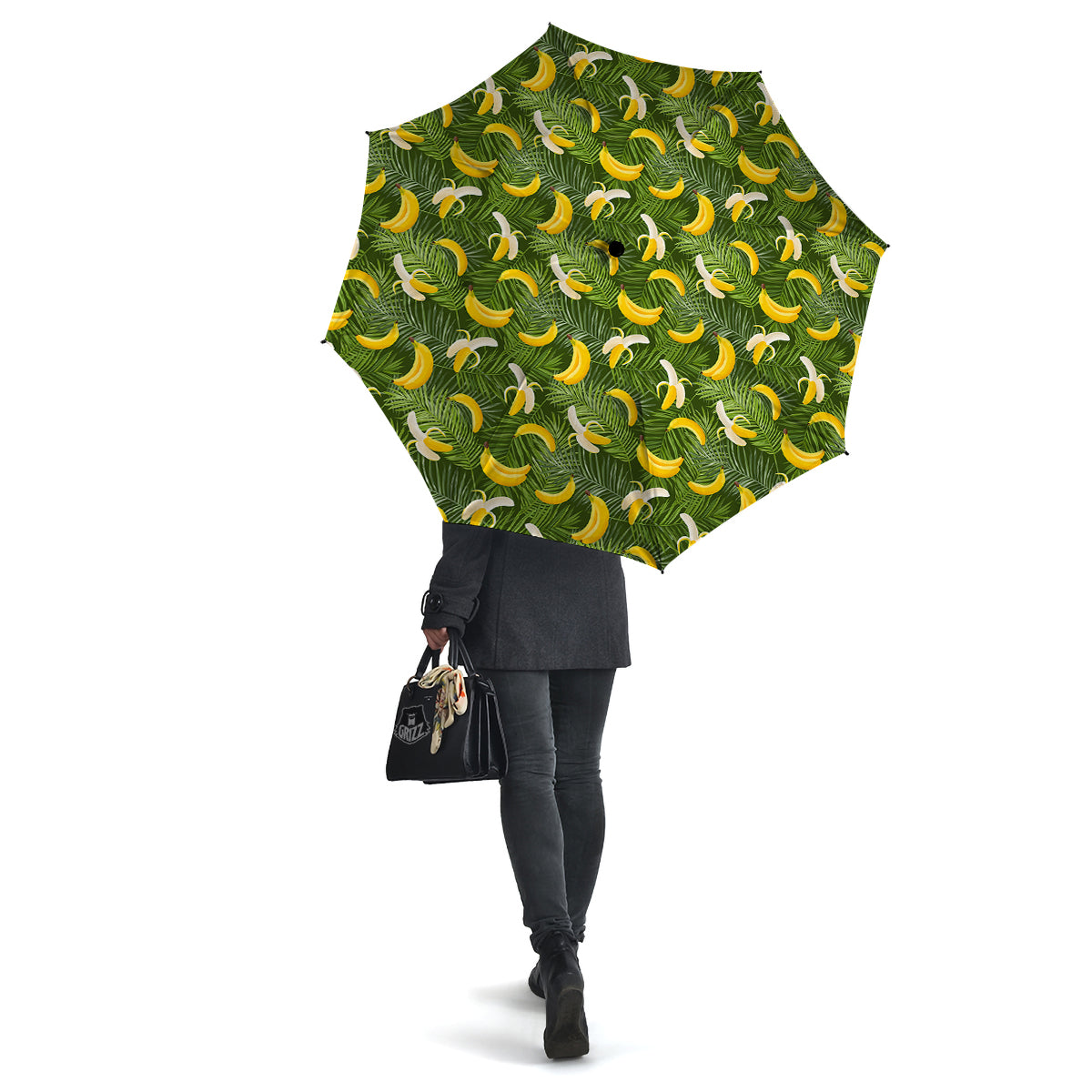 Banana Aloha Print Pattern Umbrella-grizzshop