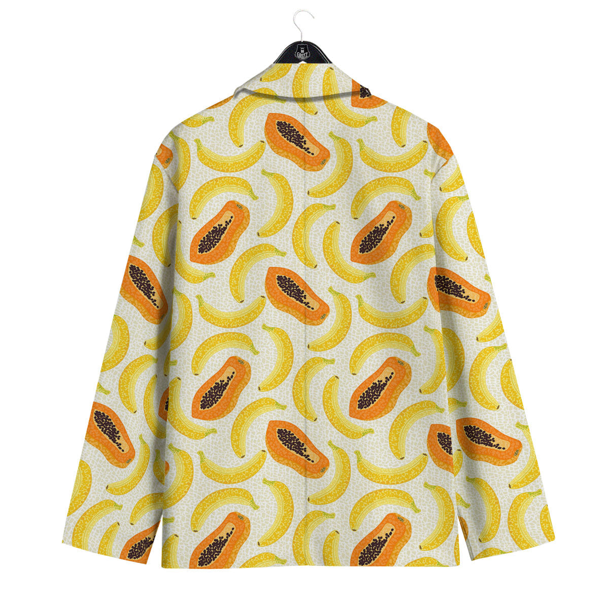 Banana And Papaya Print Pattern Men's Sport Coat-grizzshop