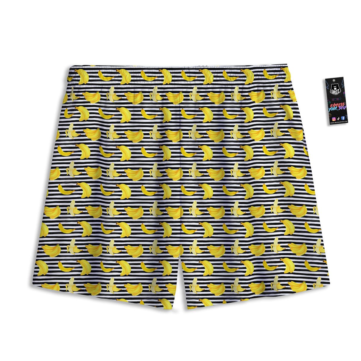 Baseballs Grunge Print Mesh Shorts