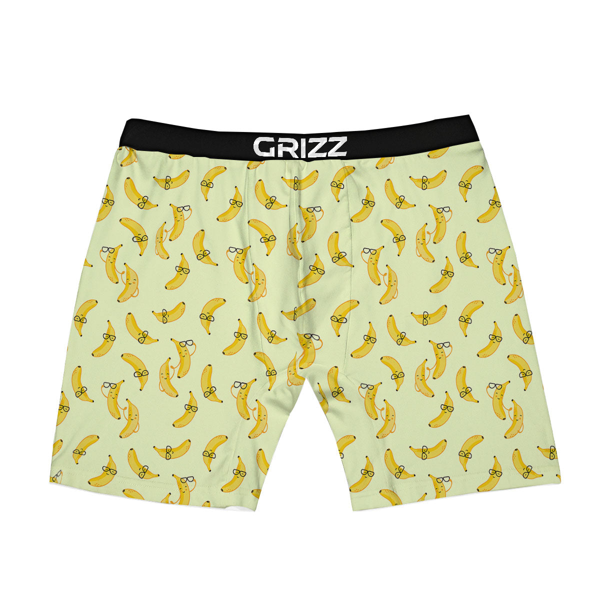 Banana Cute Print Pattern Boxer Briefs-grizzshop