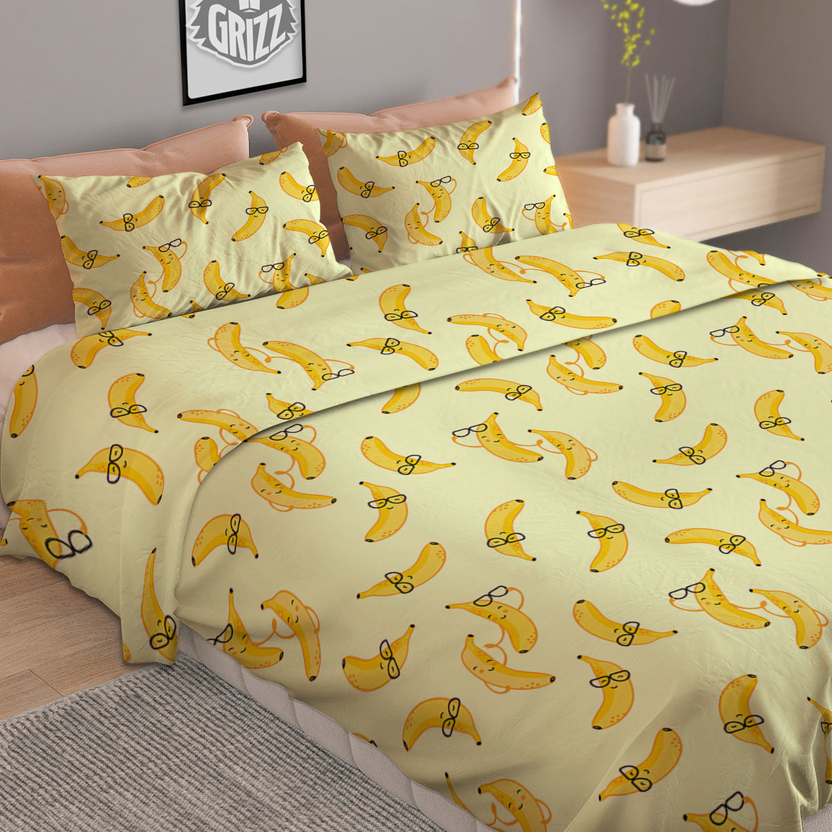 Beagle Cute Cartoon Print Pattern Duvet Cover Bedding Set
