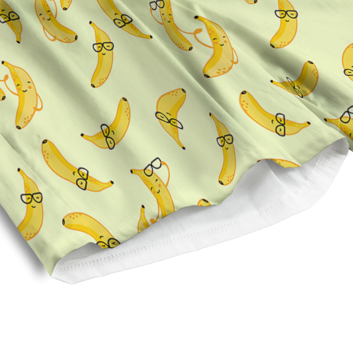 Banana Cute Print Pattern Men's Athletic Shorts