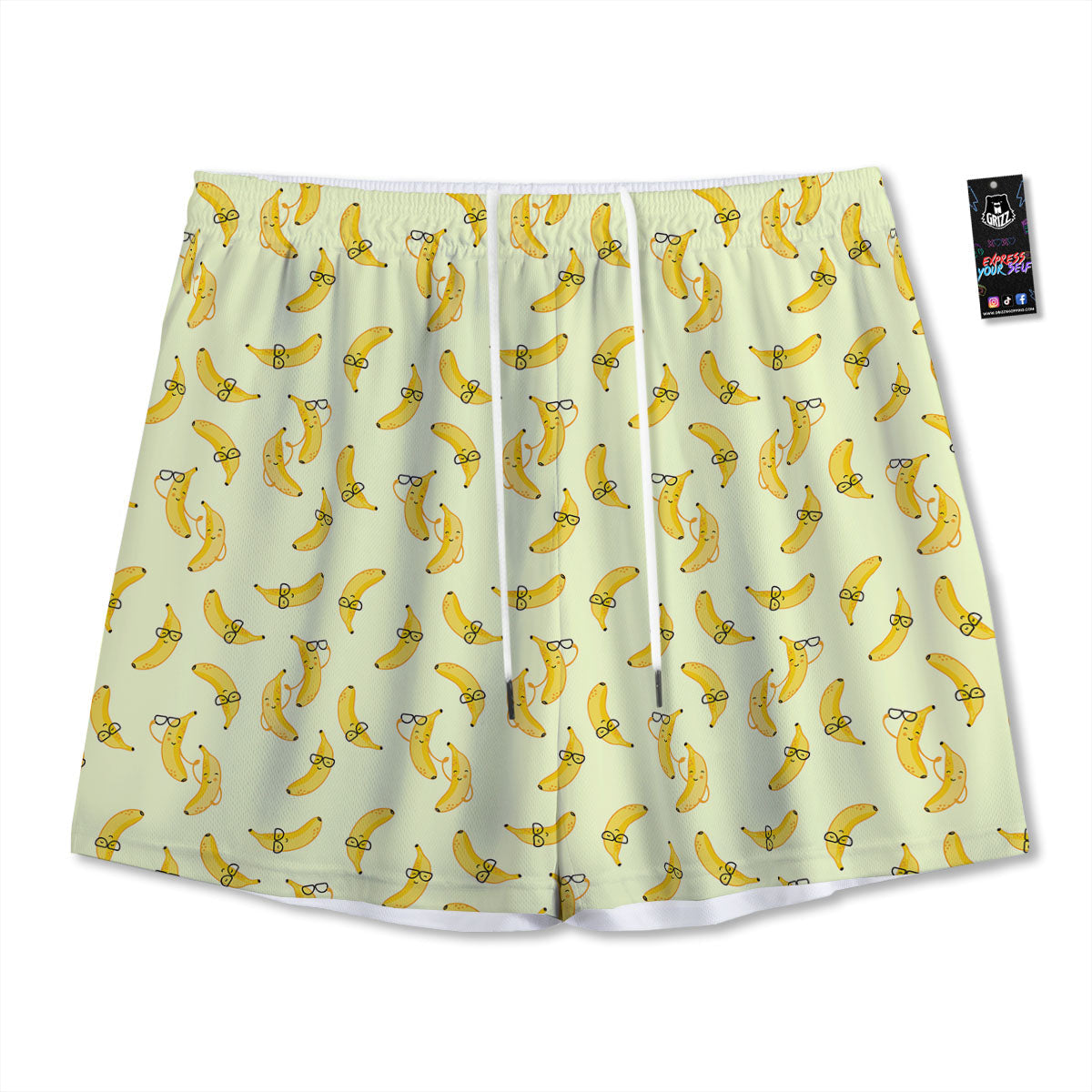 Beagle Cute Cartoon Print Pattern Mesh Shorts
