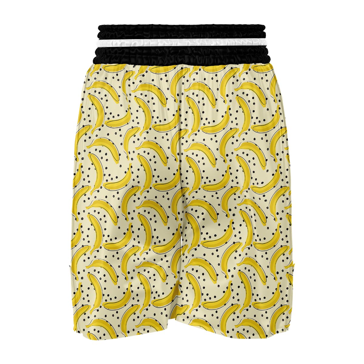 Banana Dot Pattern Print Boxing Shorts-grizzshop