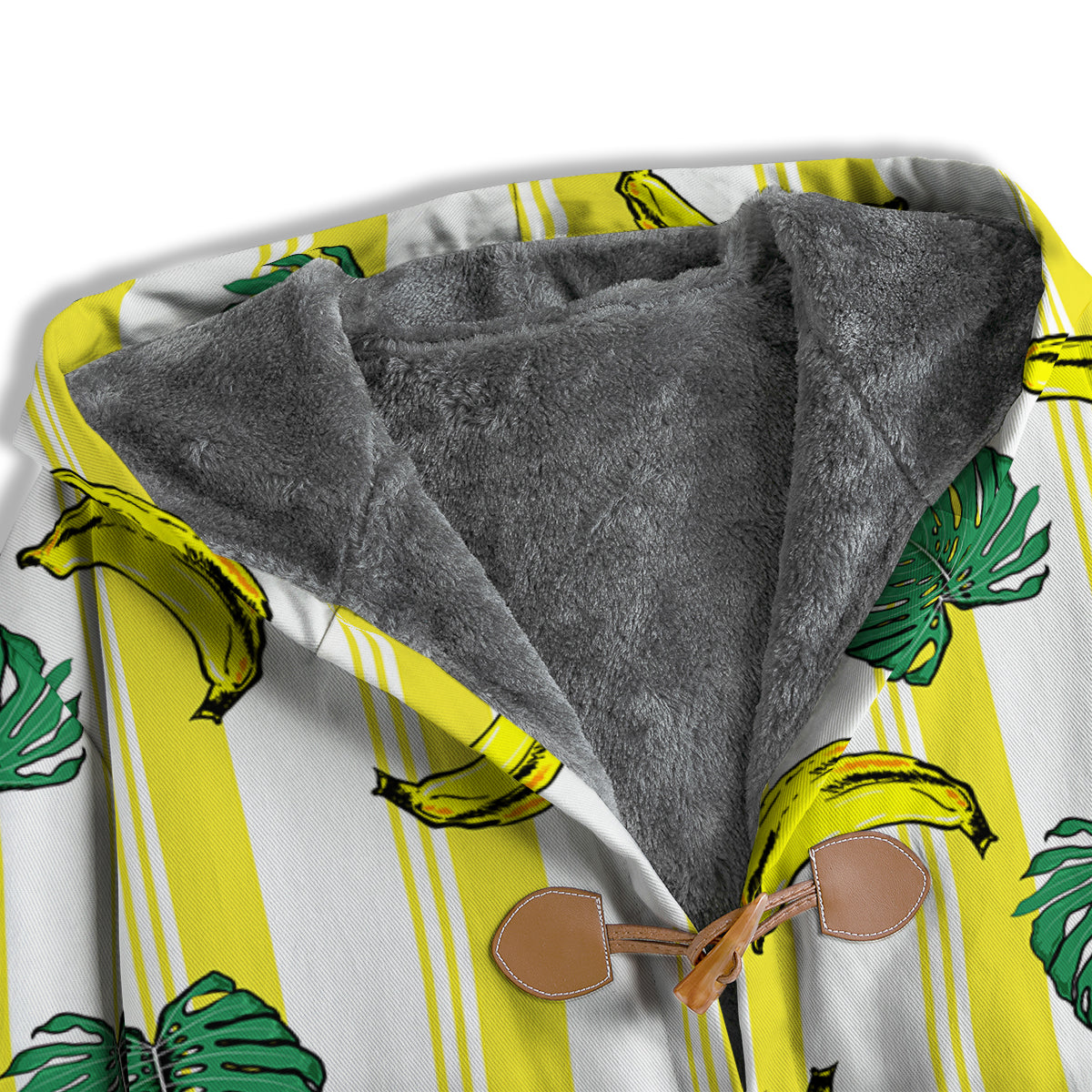 Banana Geometric Yellow Print Pattern Men's Windbreaker Jacket-grizzshop