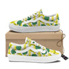 Banana Geometric Yellow Print Pattern Skate Shoes-grizzshop