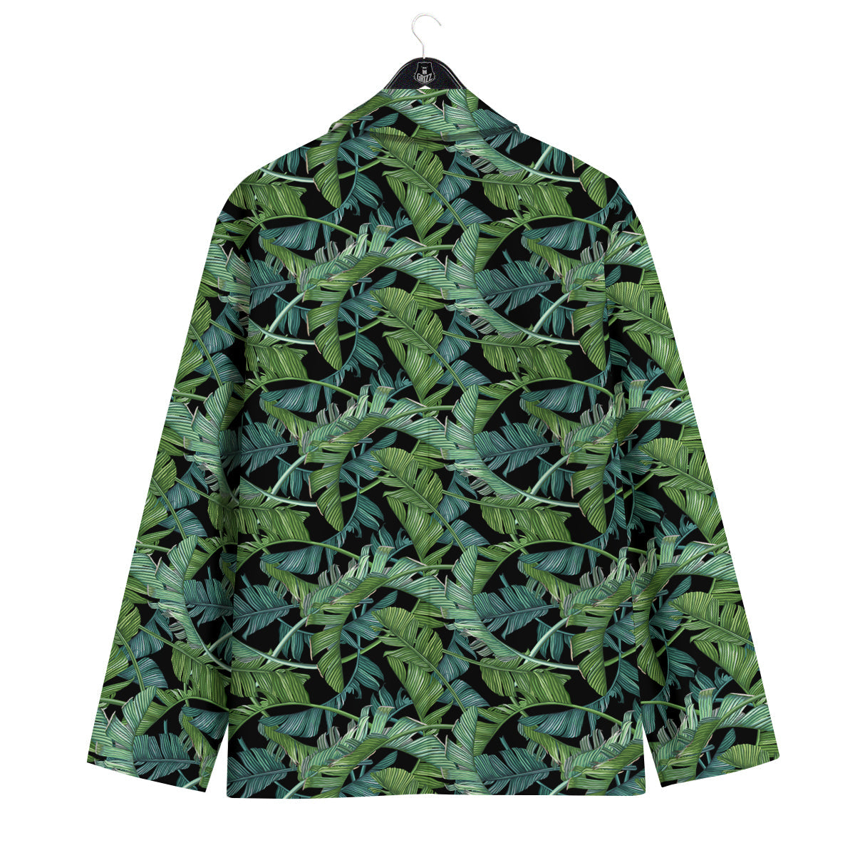 Banana Leaf Print Pattern Men's Sport Coat-grizzshop