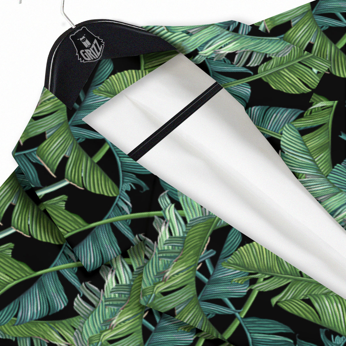 Banana Leaf Print Pattern Men's Sport Coat-grizzshop