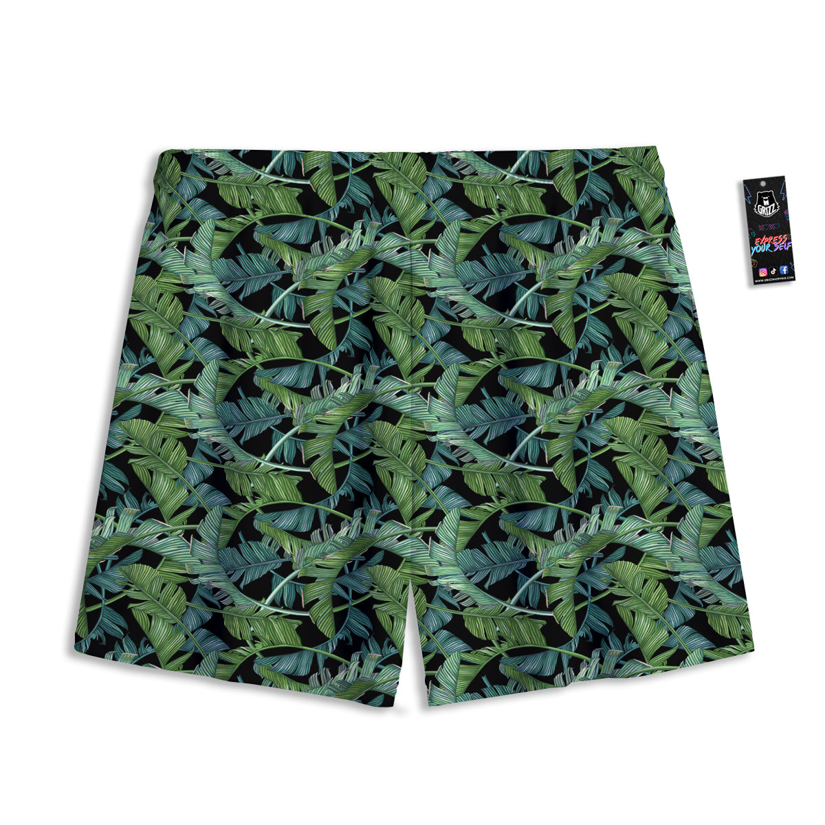 Bullseye Target Grunge Print Mesh Shorts