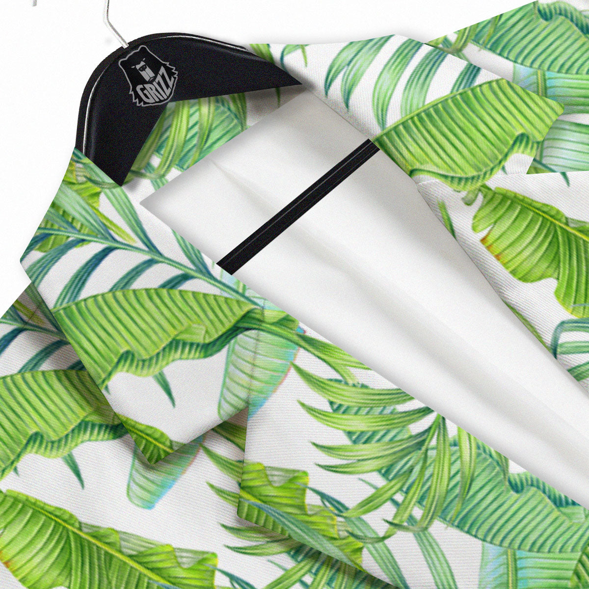 Banana Leave Palm Tree Print Pattern Men's Sport Coat-grizzshop