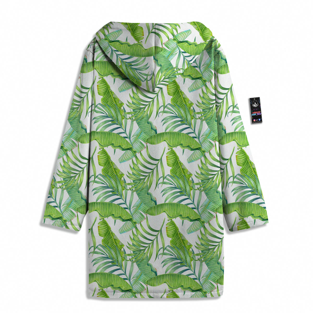 Banana Leave Palm Tree Print Pattern Men's Windbreaker Jacket-grizzshop