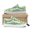 Banana Leave Palm Tree Print Pattern Skate Shoes-grizzshop