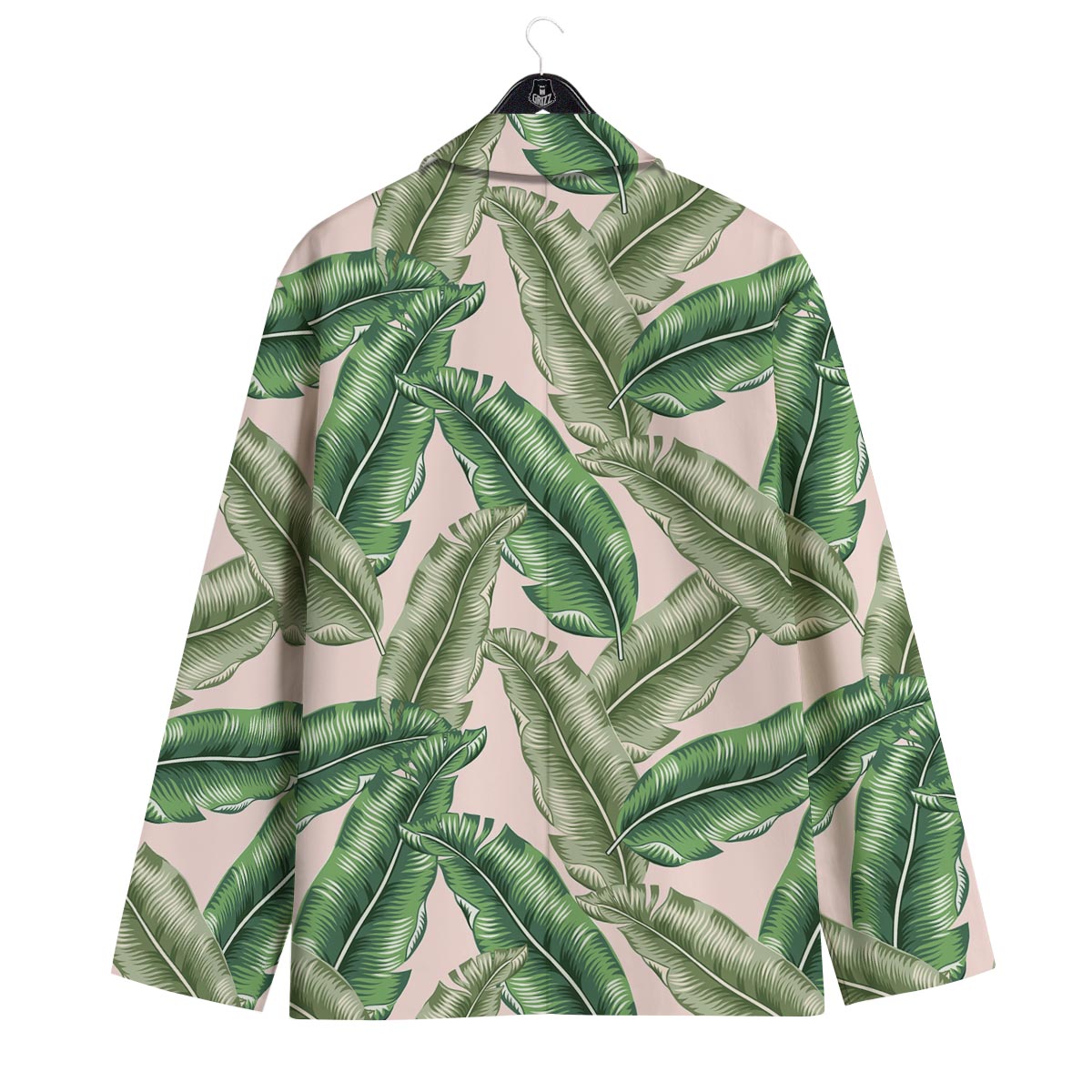 Banana Leaves Tropical Print Pattern Men's Sport Coat-grizzshop
