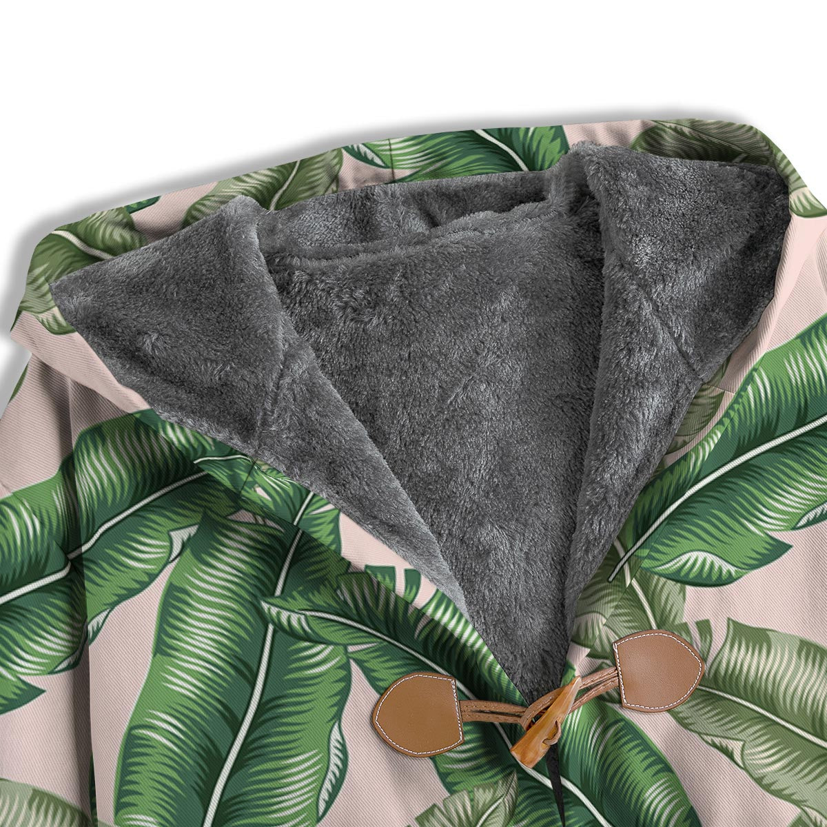 Banana Leaves Tropical Print Pattern Men's Windbreaker Jacket-grizzshop
