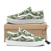 Banana Leaves Tropical Print Pattern Skate Shoes-grizzshop