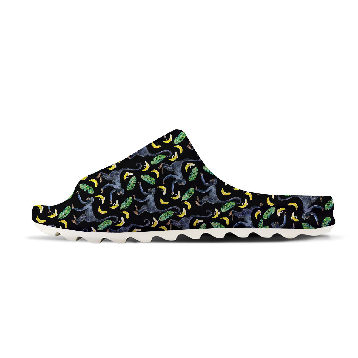 Banana Monkey Pattern Pattern Sandals-grizzshop