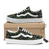 Banana Monkey Pattern Pattern Skate Shoes-grizzshop