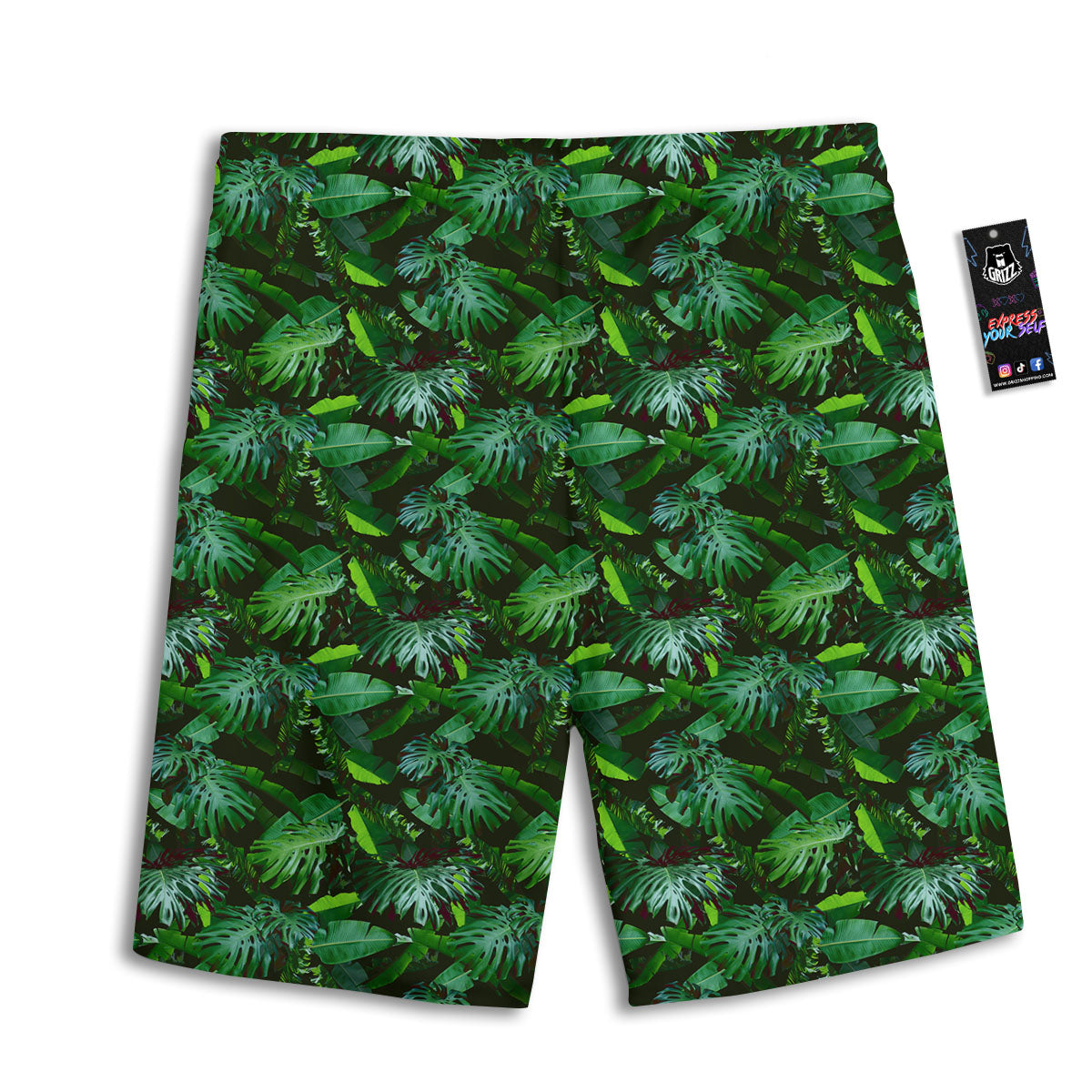 Banana Monkey Pattern Pattern Men's Athletic Shorts