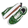 Banana Palm Leaf Green Tropical Print Skate Shoes-grizzshop