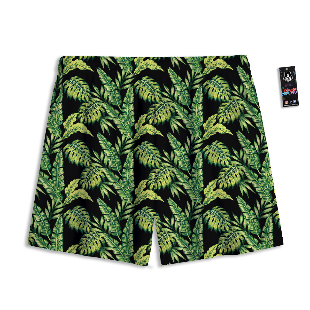 Butterfly And Girly Heart Print Pattern Mesh Shorts
