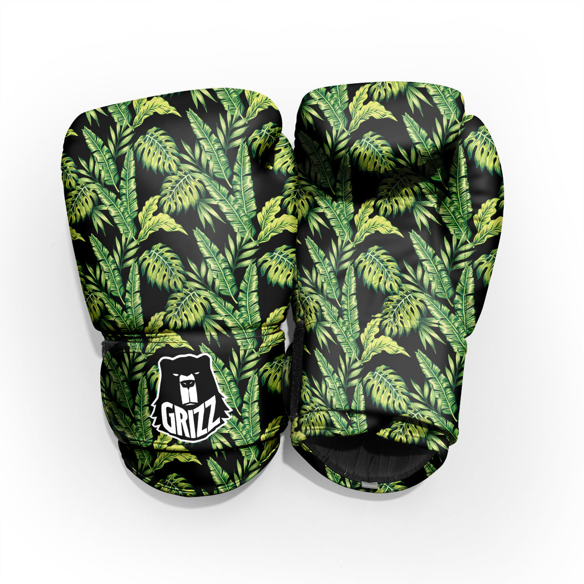 Banana Palm Leaf Print Pattern Pro Boxing Glove